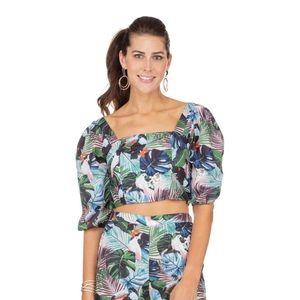 Toucan Crop Top - M